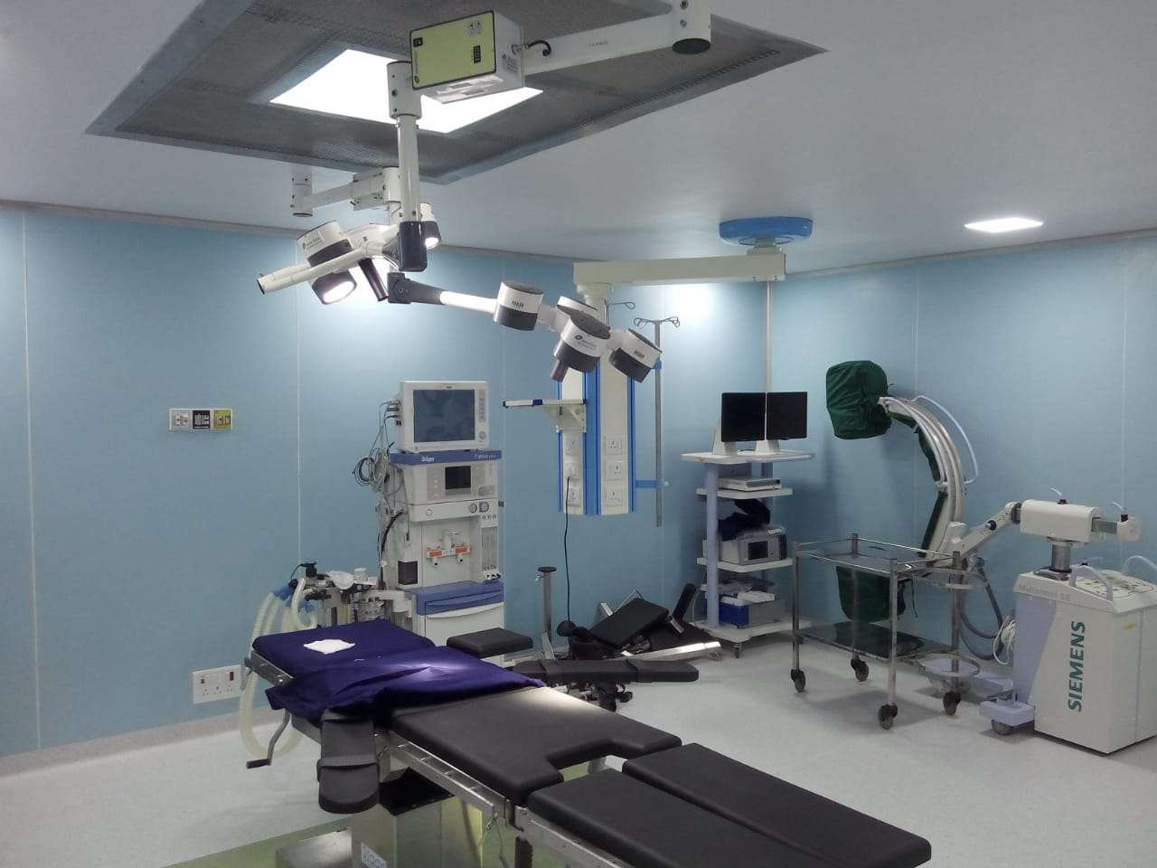 Meera Hospital Kalyan Modular Operating Room with Laminar Flow Ceiling